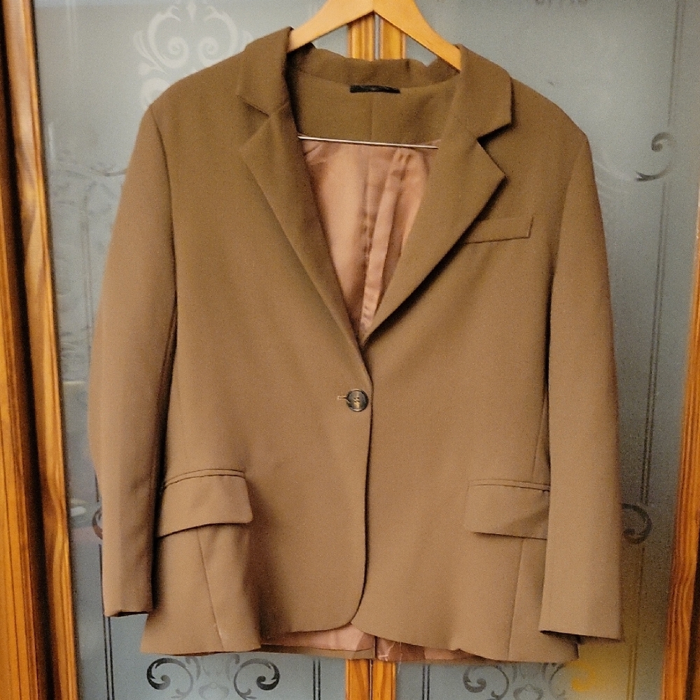 Coco Brown Women's Blazer Worn Once